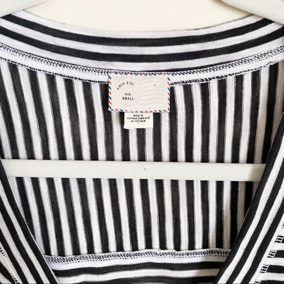 Anthropologie Postmark Slice Stripe Tee Small - Picture 4 of 6